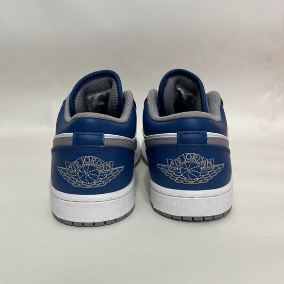 Nike Air Jordan 1 Retro Low “True Blue/Cement Grey” - Picture 5 of 8